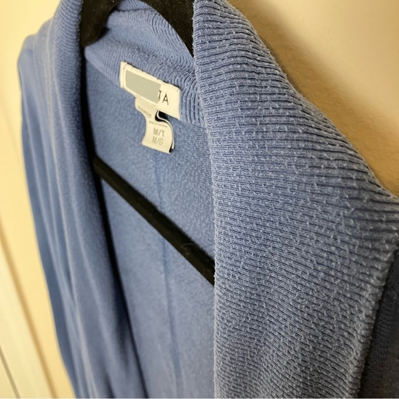 Athleta Pranayama Wrap in Chrome Blue Medium Tall - Picture 7 of 13